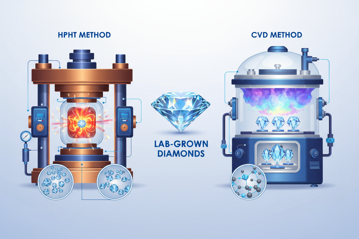 How Are Lab-Grown Diamonds Made?