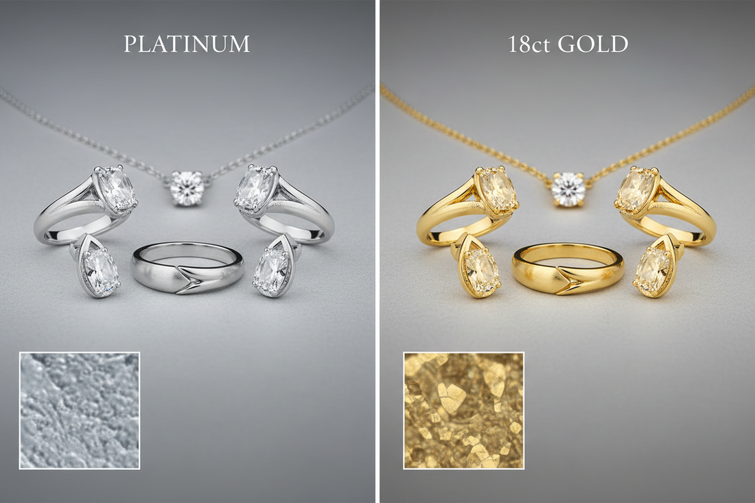 Platinum vs 18ct Gold