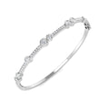 Round Diamond Bangle