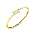 Round Diamond Bangle