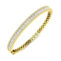 Round Diamond Bangle