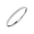 Round Diamond Bangle