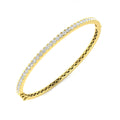 Round Diamond Bangle