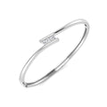 Round Diamond Bangle