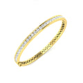 Round Diamond Bangle