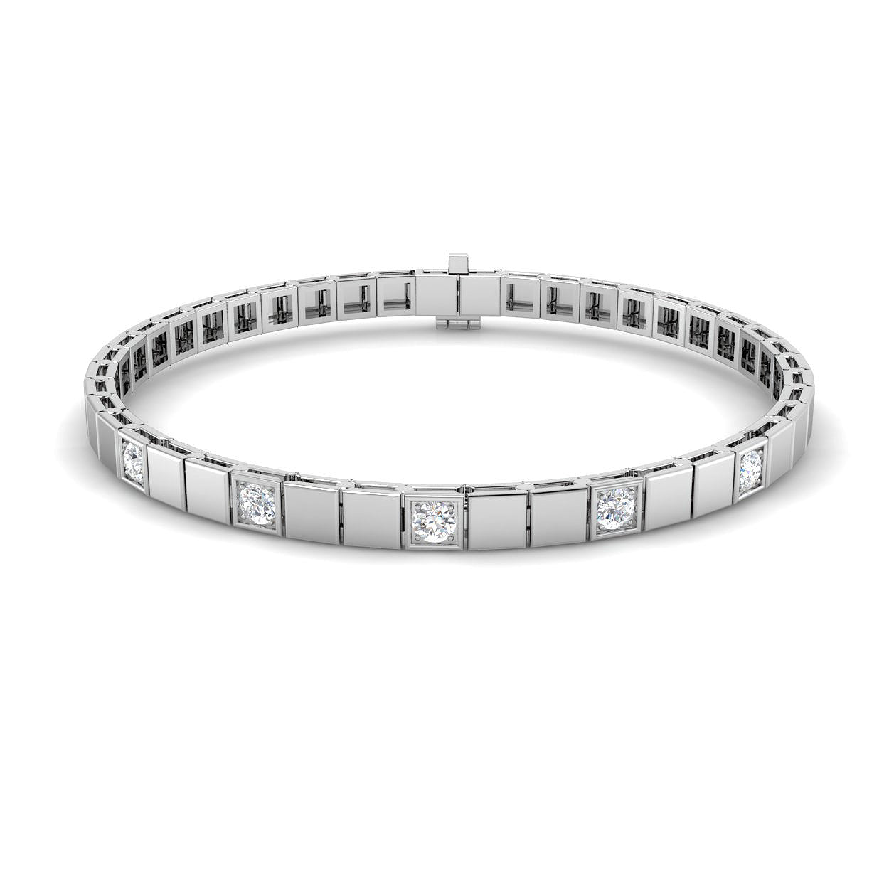 Round Diamond Bracelet