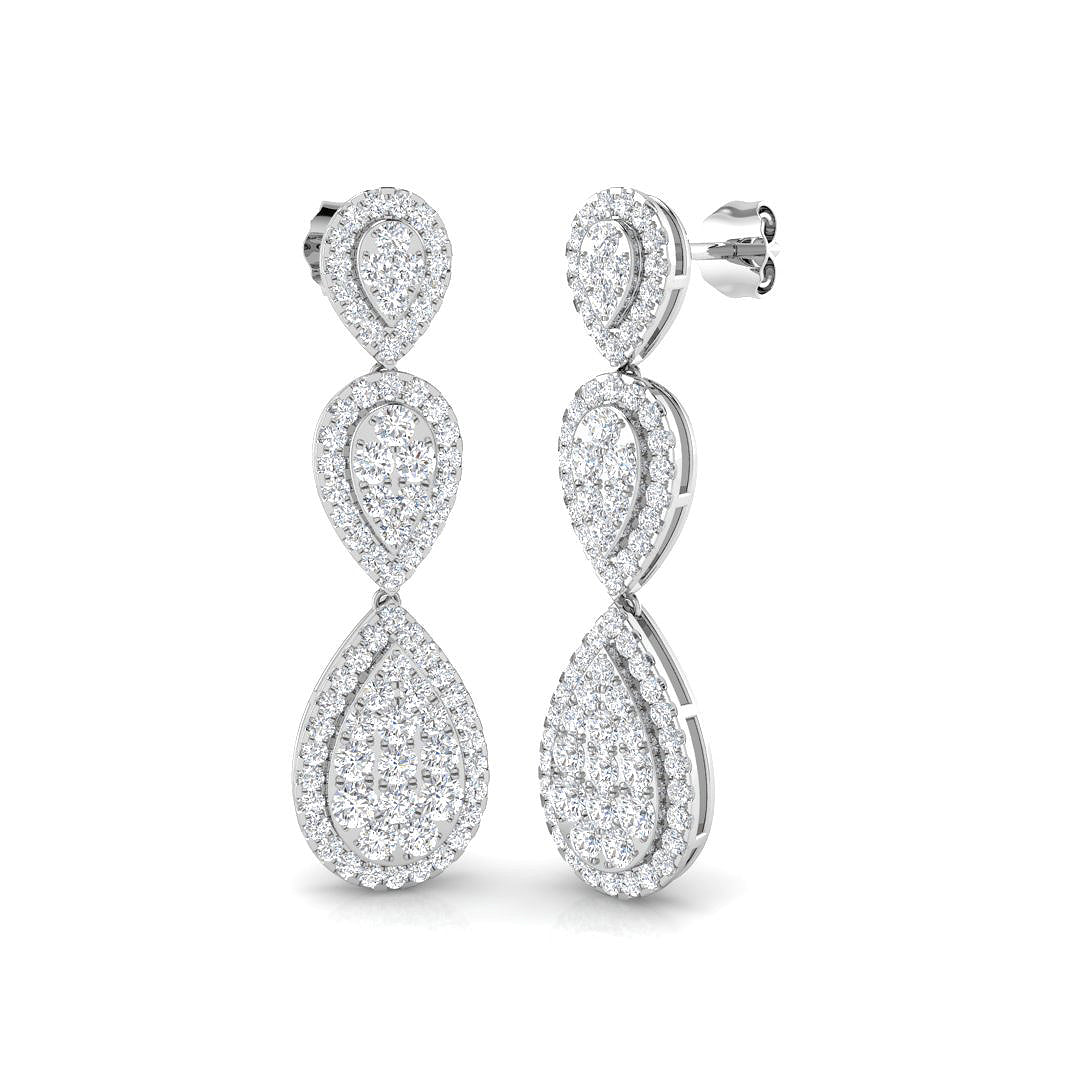 Round Diamond Earrings