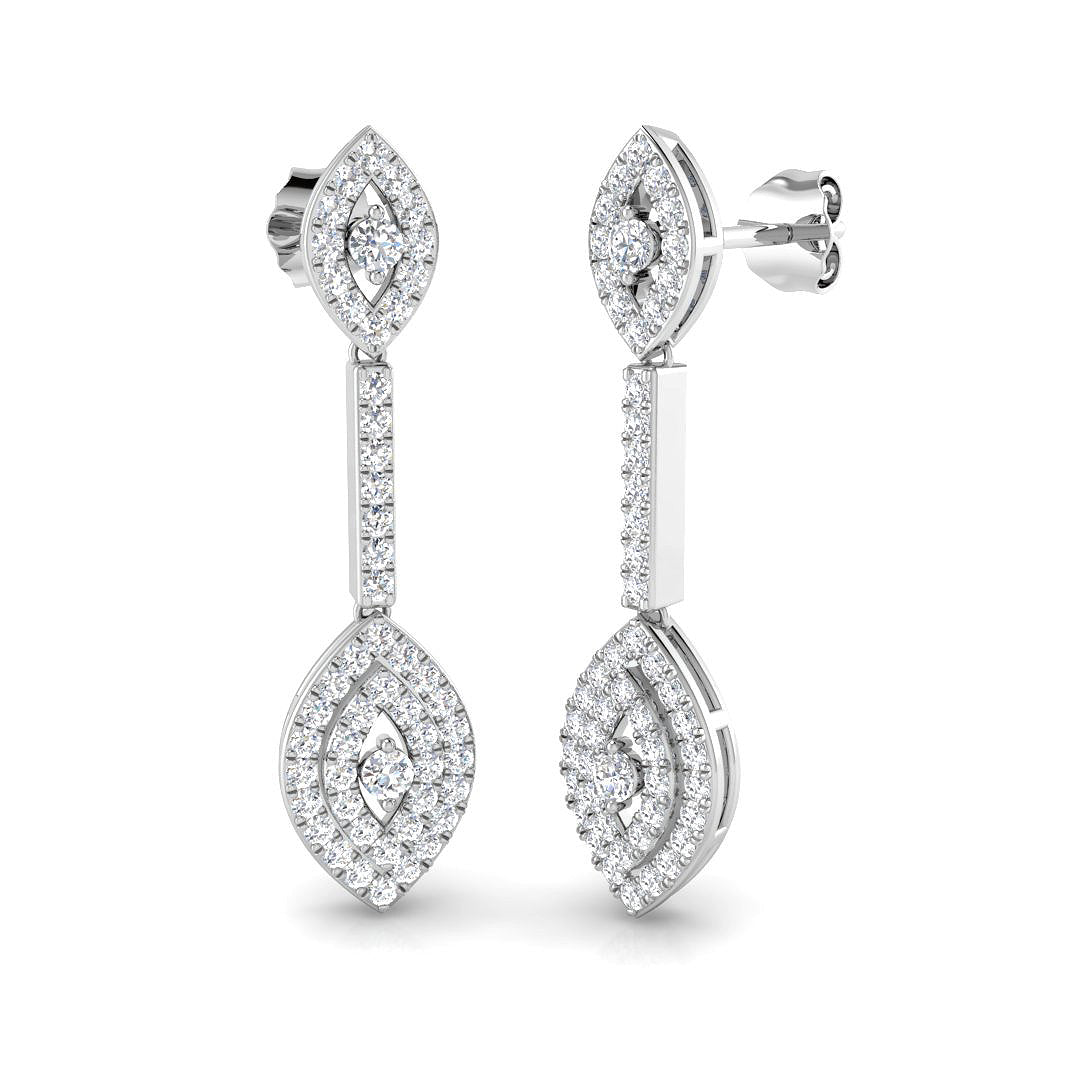 Round Diamond Earrings