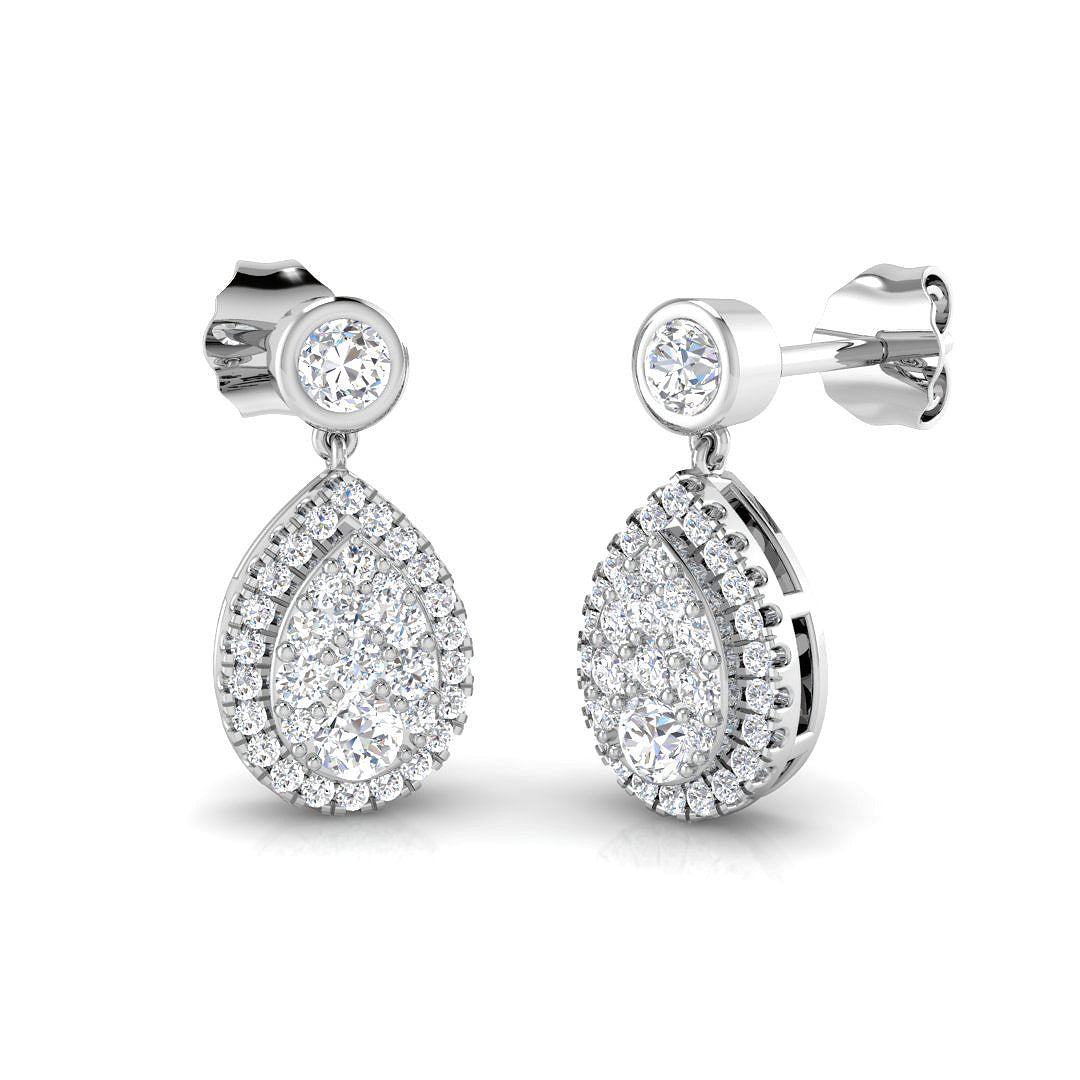 Round Diamond Earrings