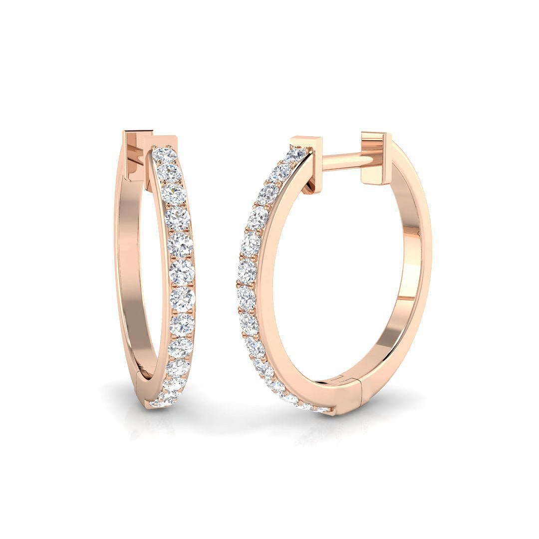 Round Diamond Earrings