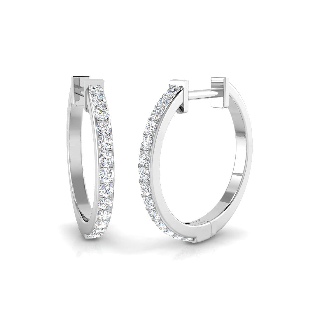 Round Diamond Earrings