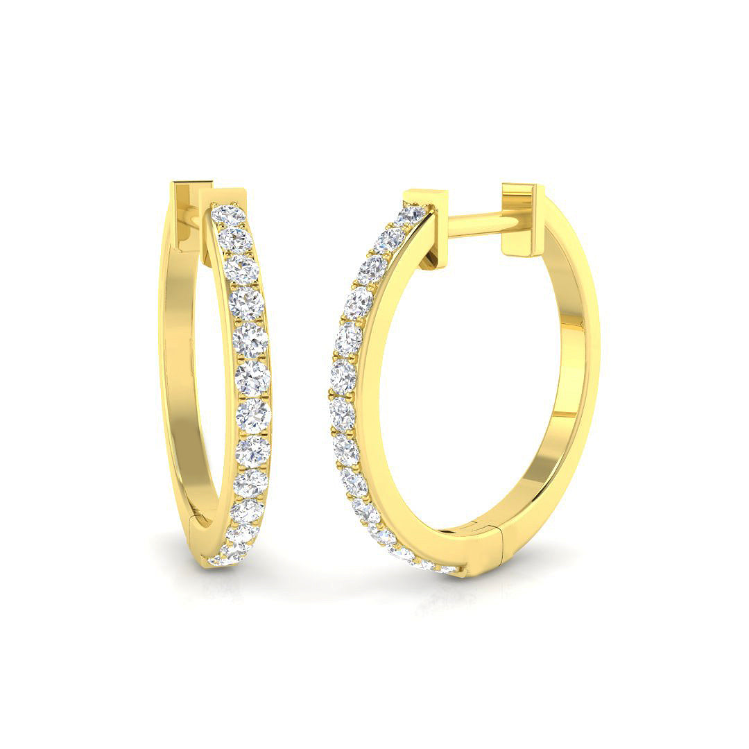 Round Diamond Earrings