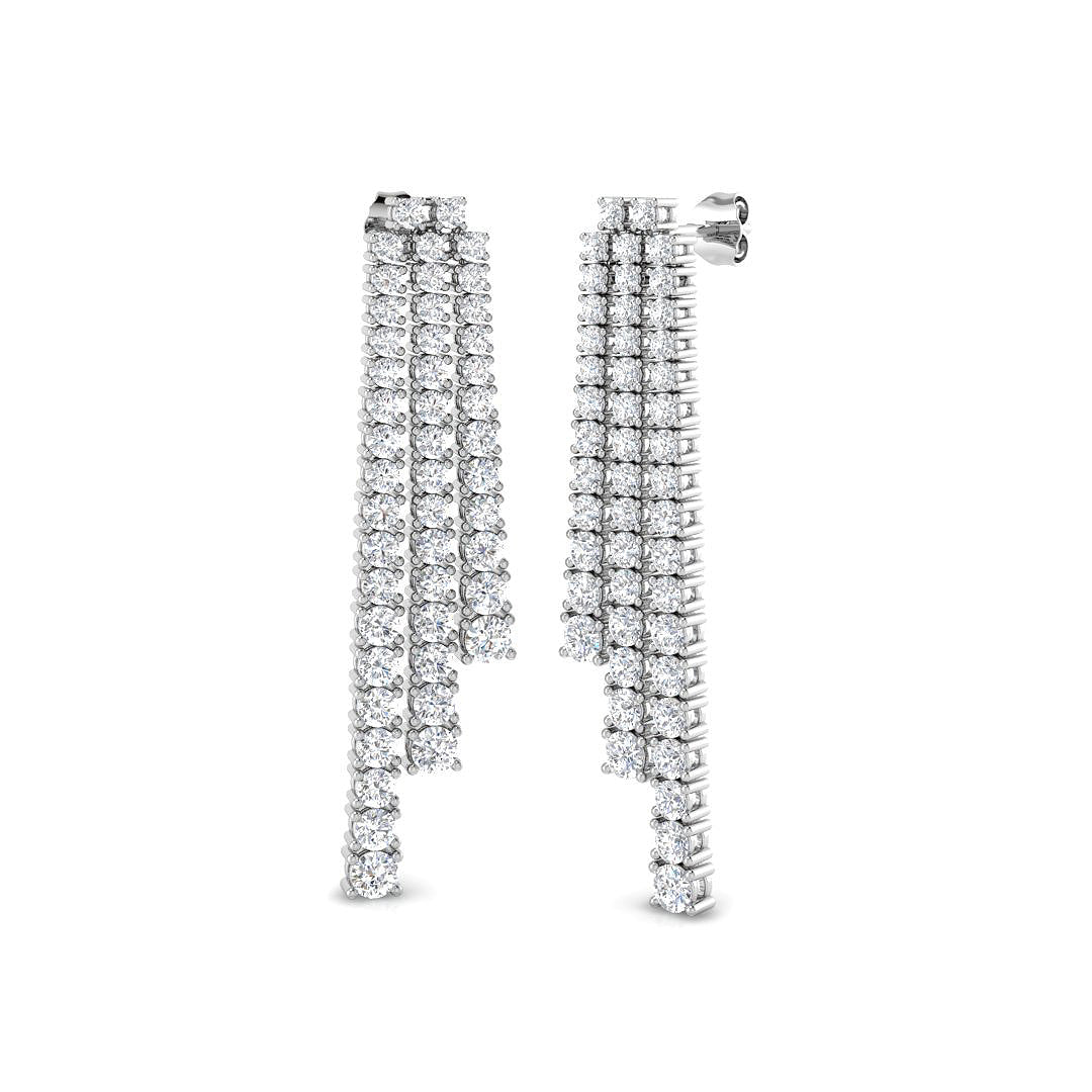 Round Diamond Earrings