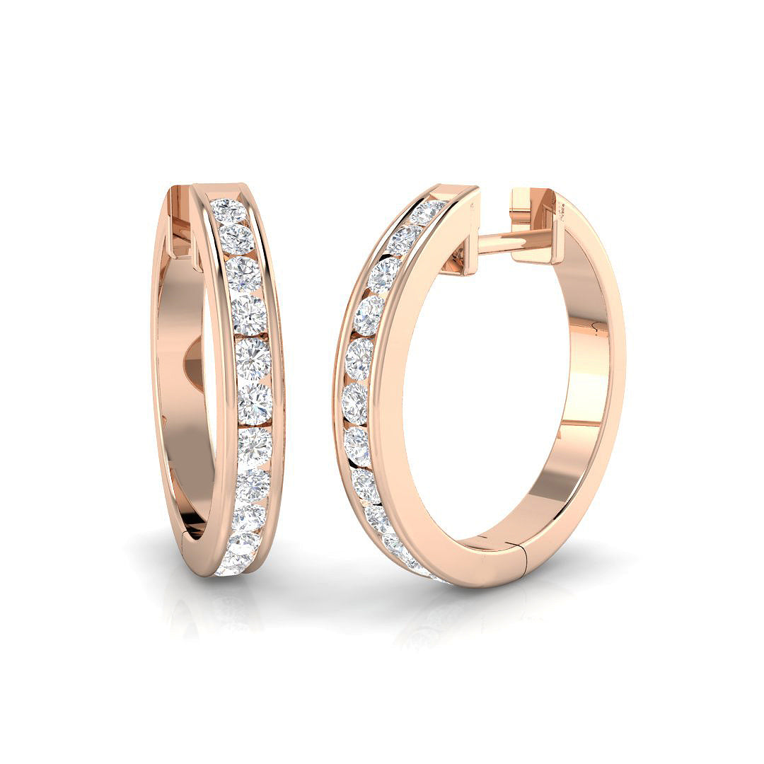 Round Diamond Earrings