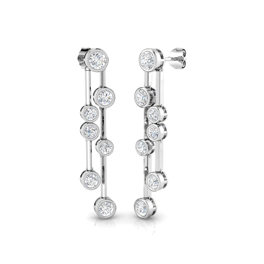 Round Diamond Earrings