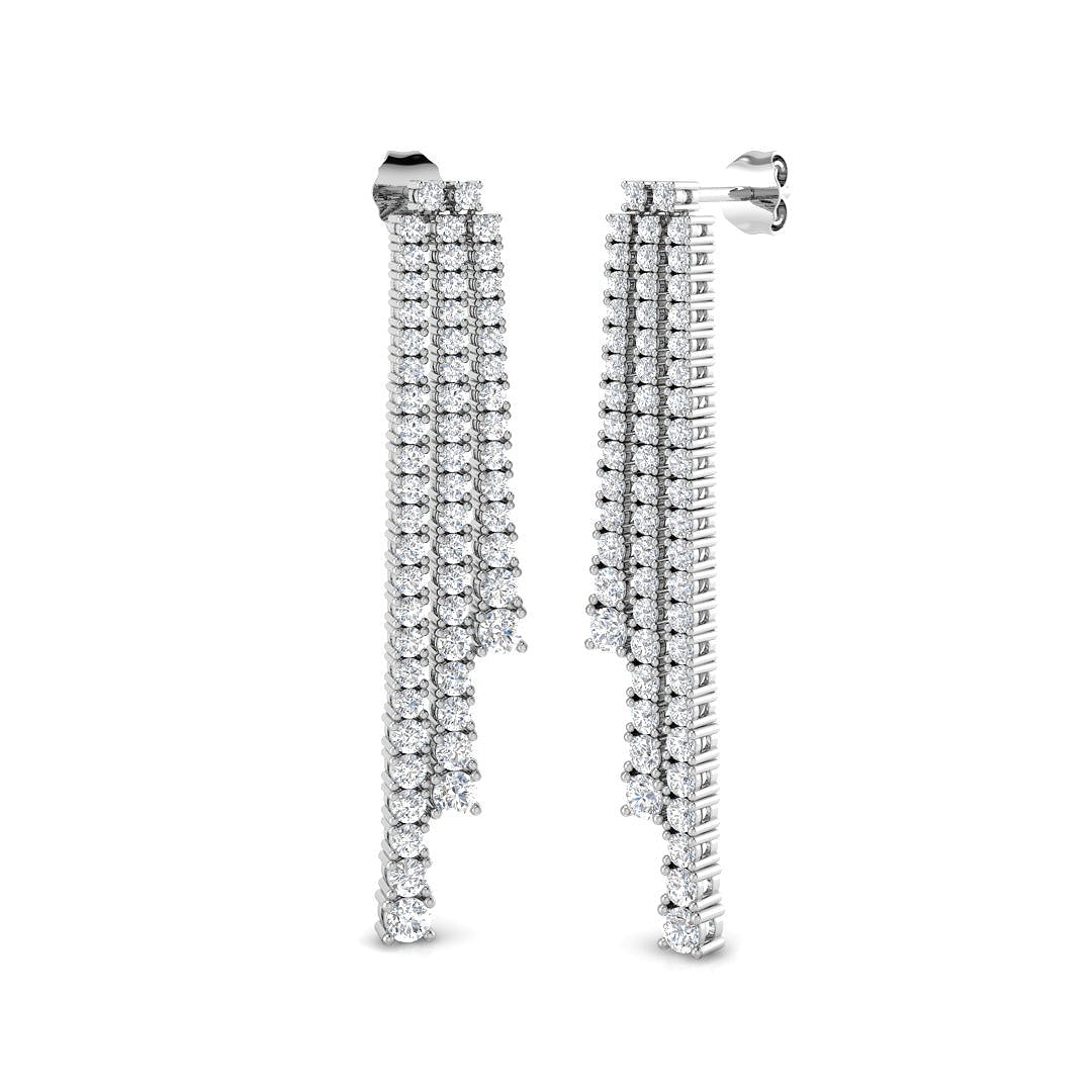 Round Diamond Earrings