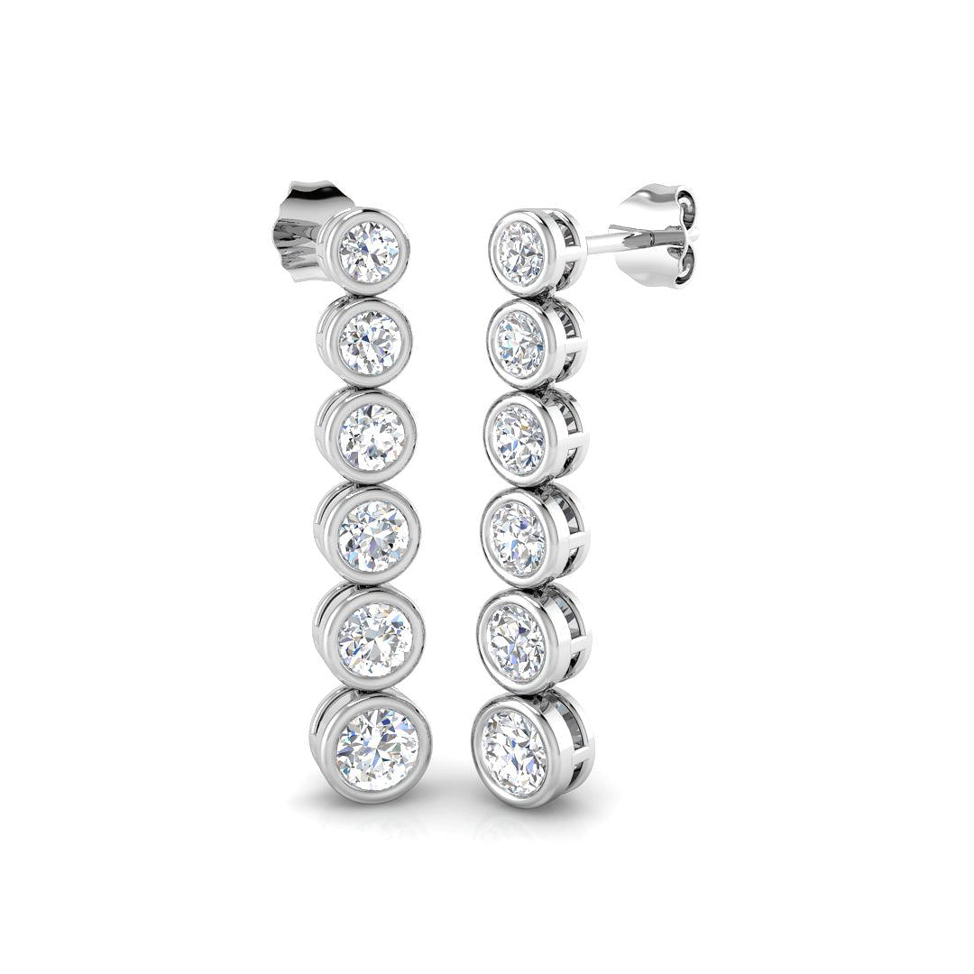 Round Diamond Earrings