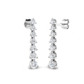 Round Diamond Earrings