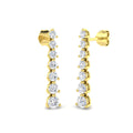 Round Diamond Earrings