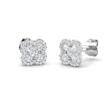 Round Diamond Earrings