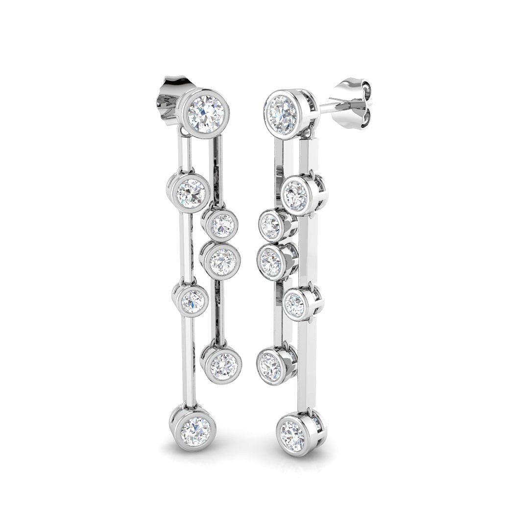 Round Diamond Earrings