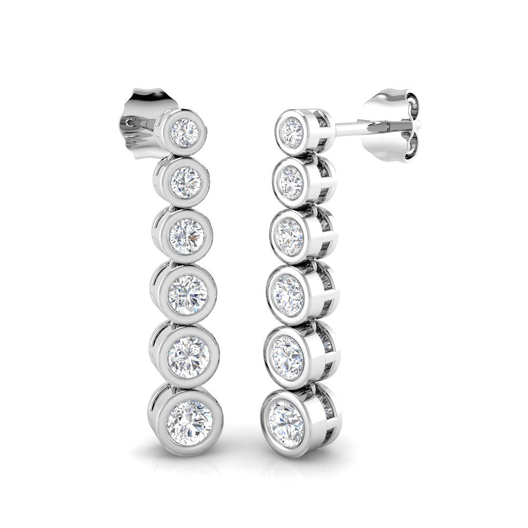 Round Diamond Earrings