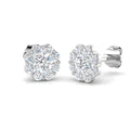 Round Diamond Earrings