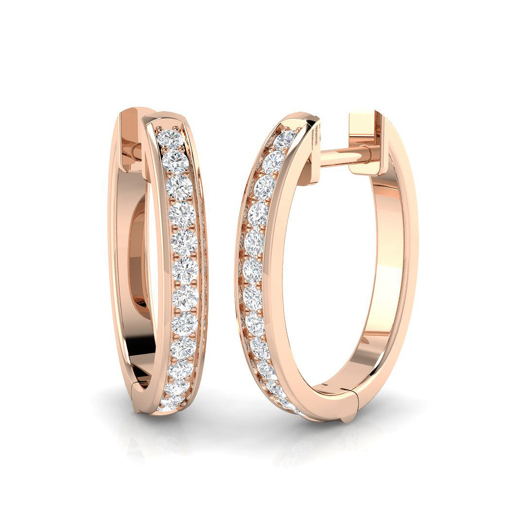 Round Diamond Earrings