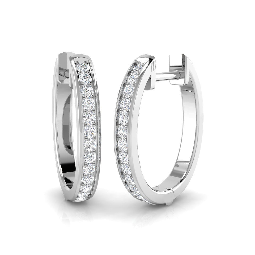 Round Diamond Earrings