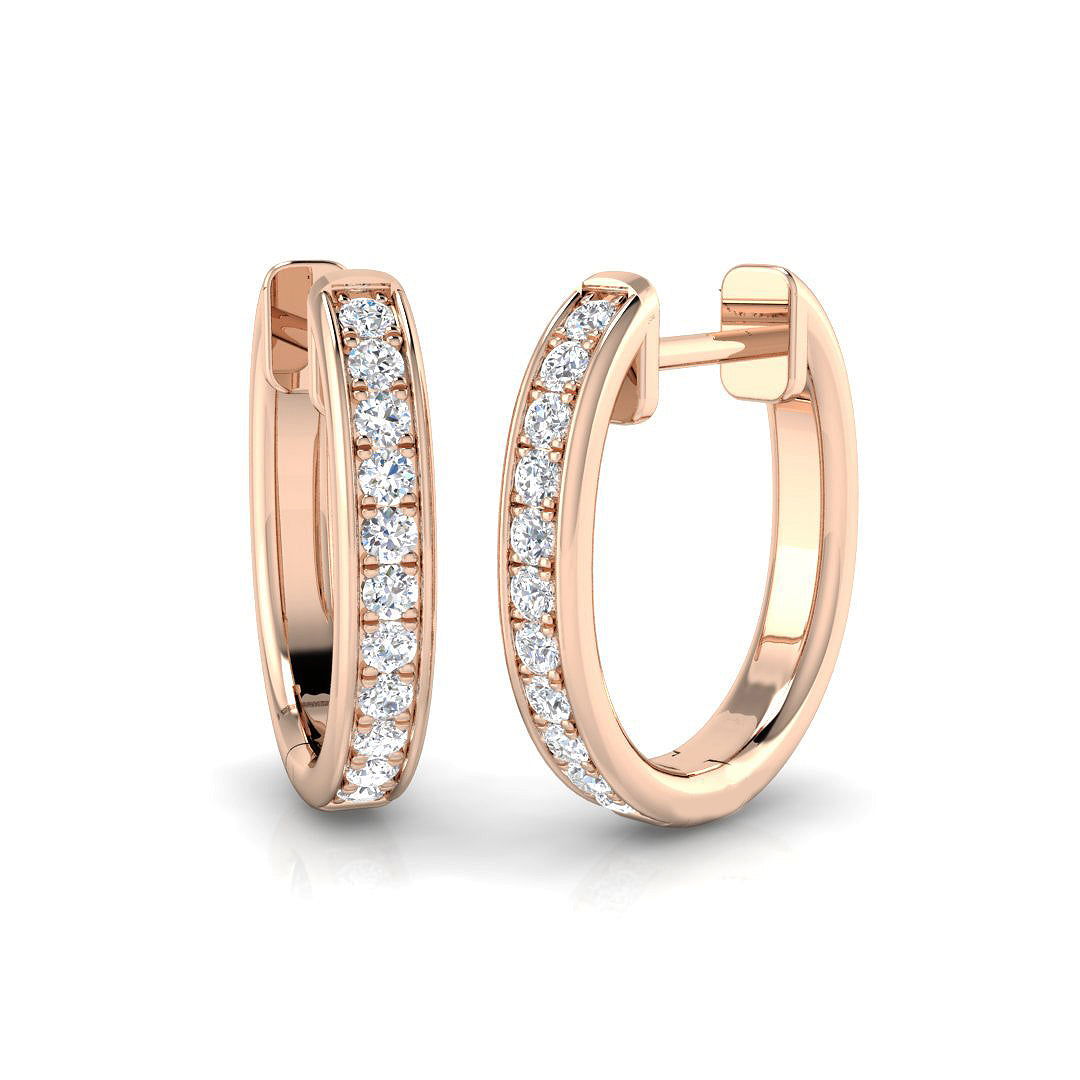 Round Diamond Earrings