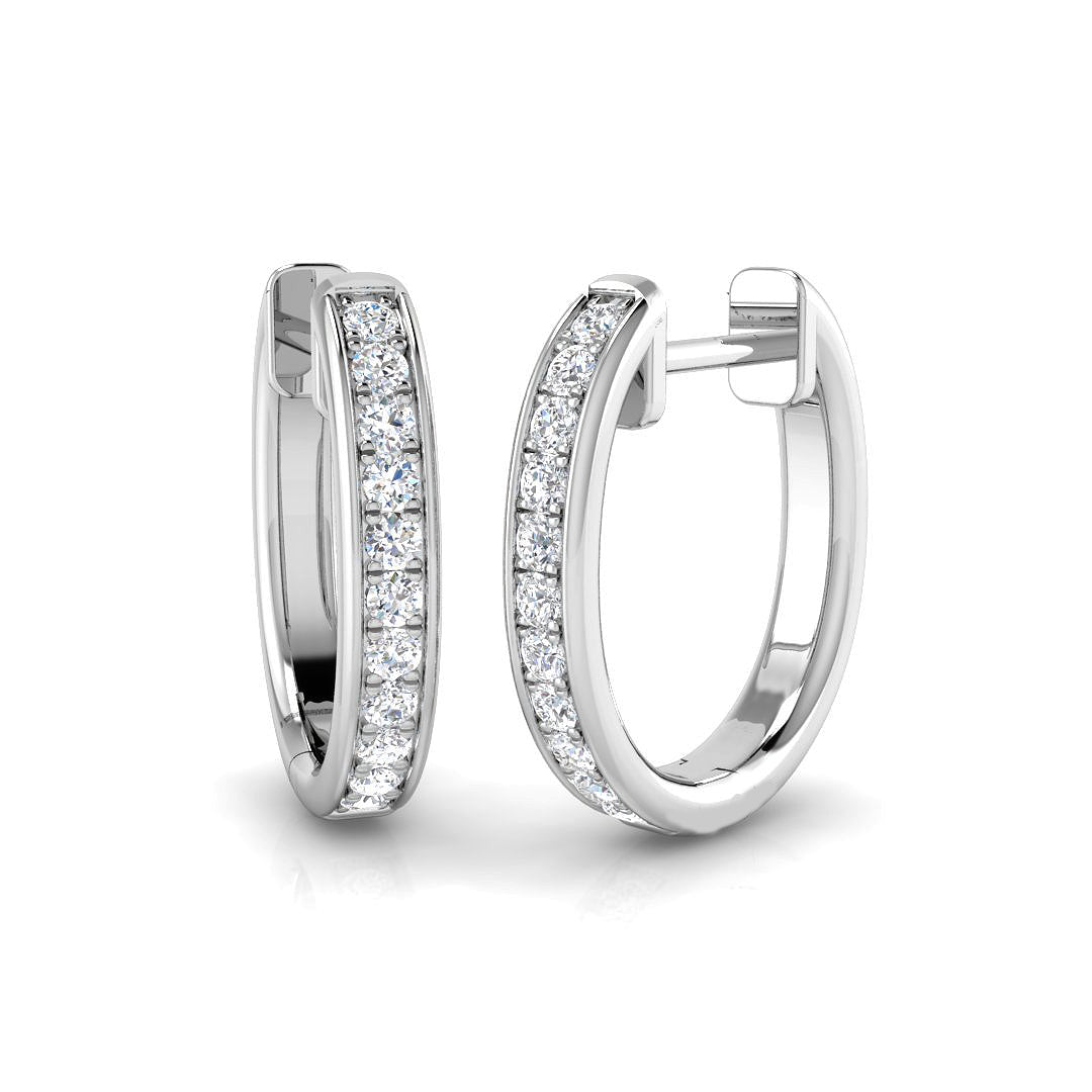 Round Diamond Earrings
