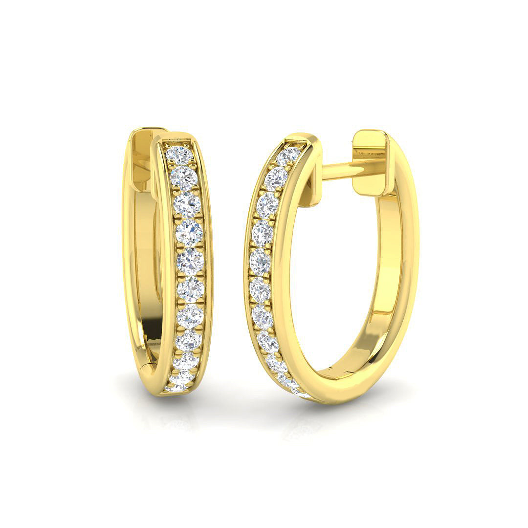 Round Diamond Earrings