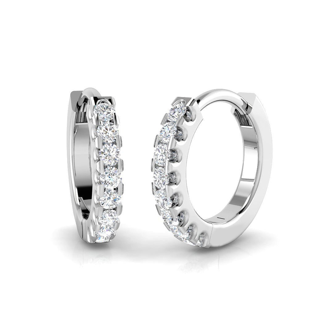 Round Diamond Earrings