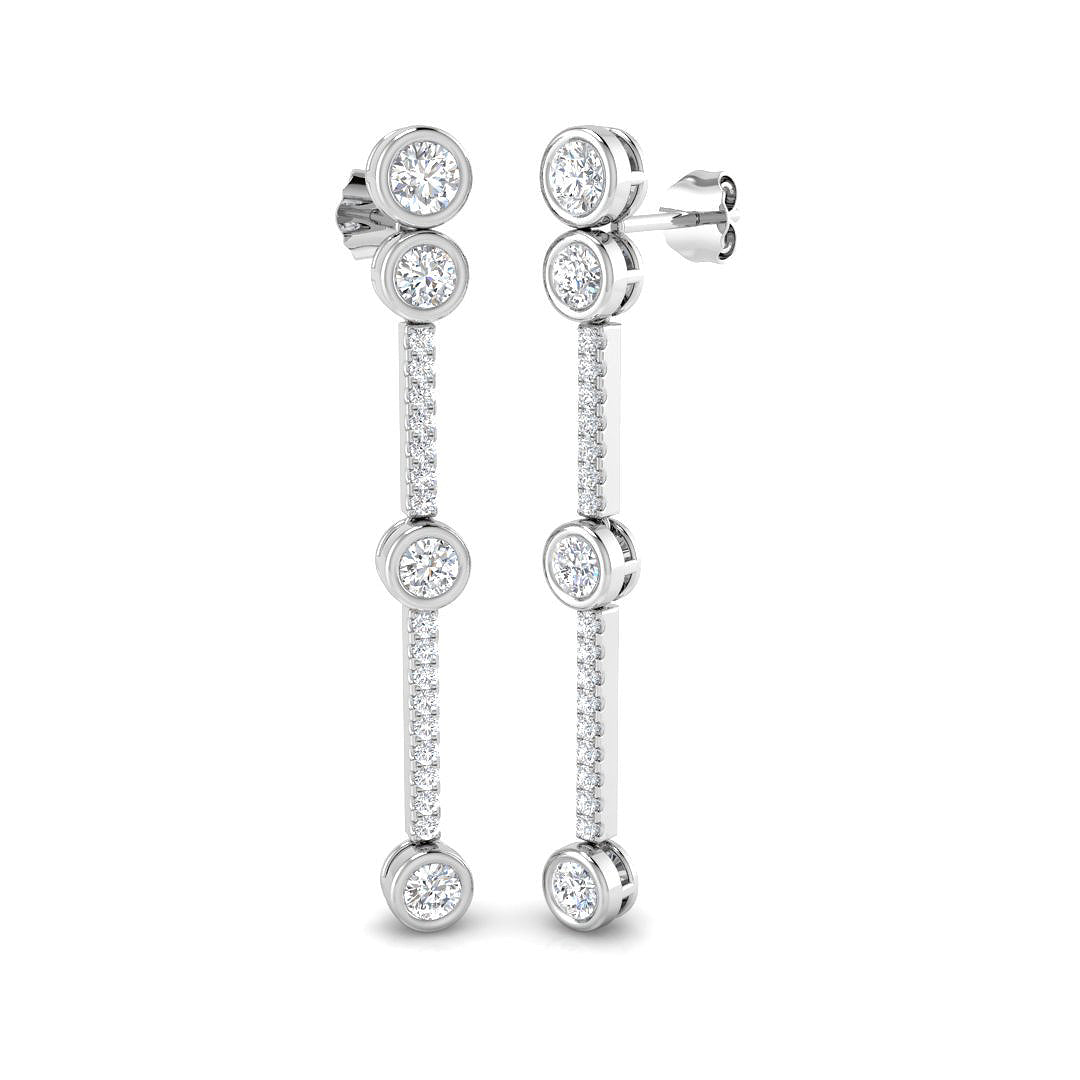 Round Diamond Earrings