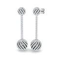 Round Diamond Earrings