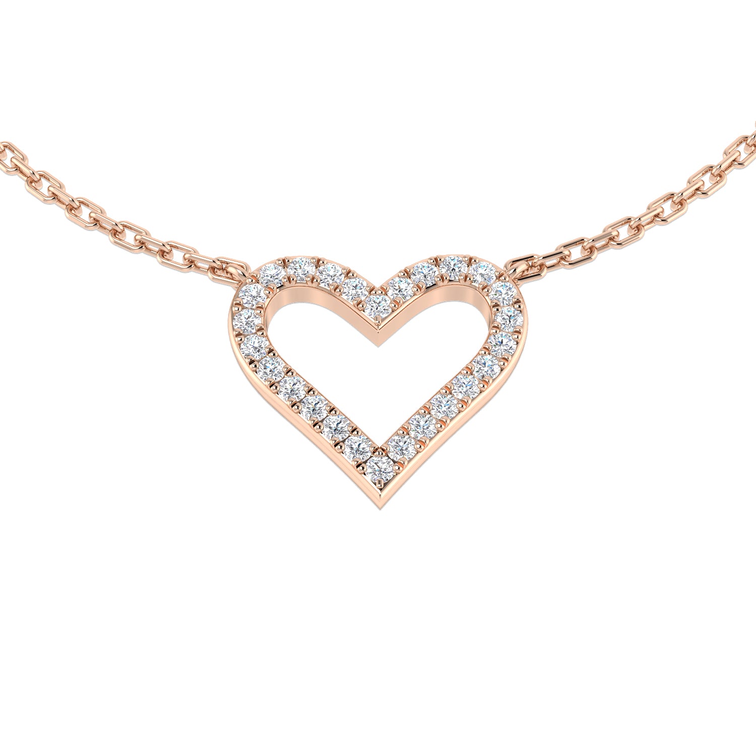 Round Diamond Necklace