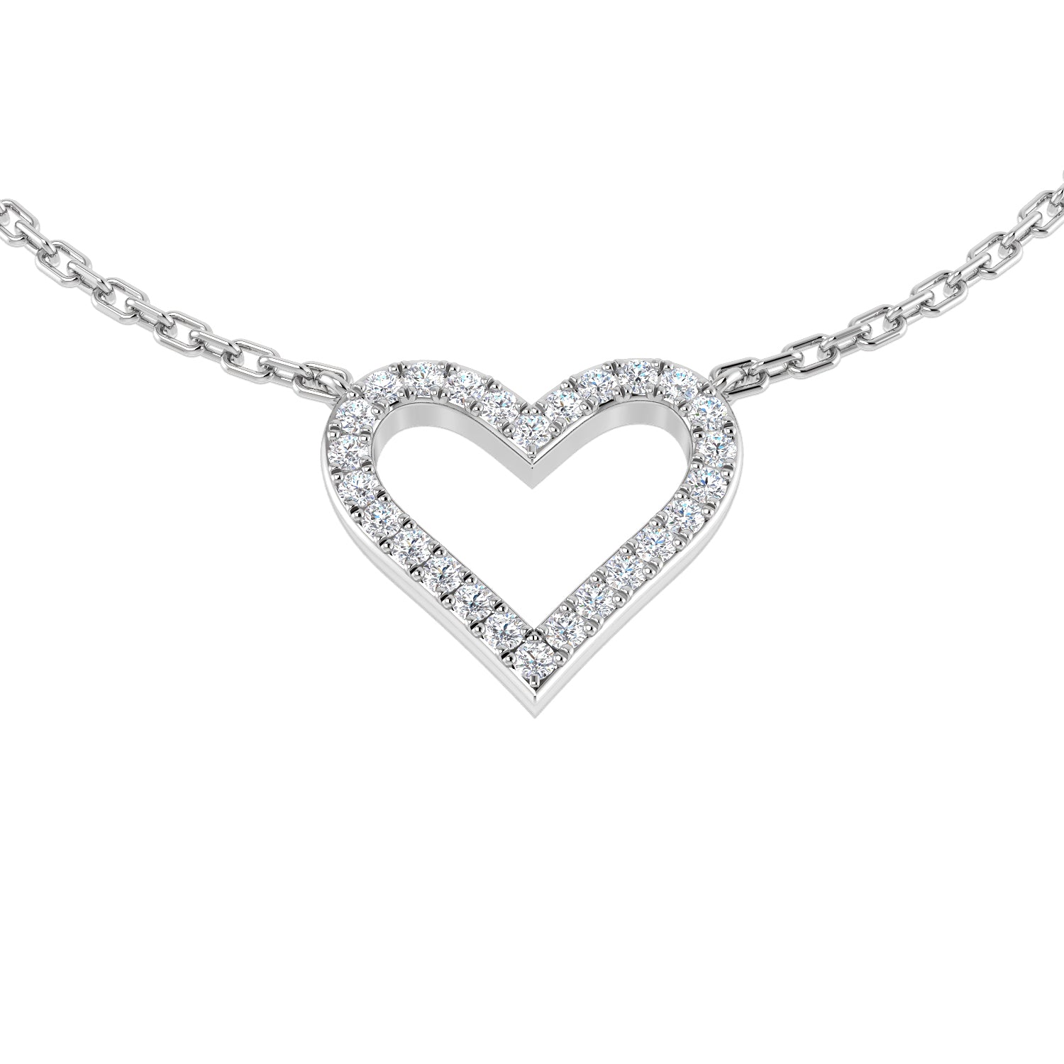 Round Diamond Necklace