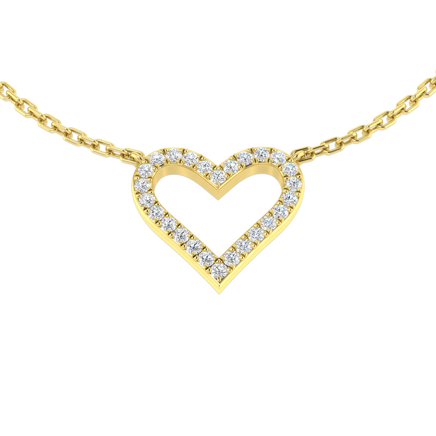 Round Diamond Necklace