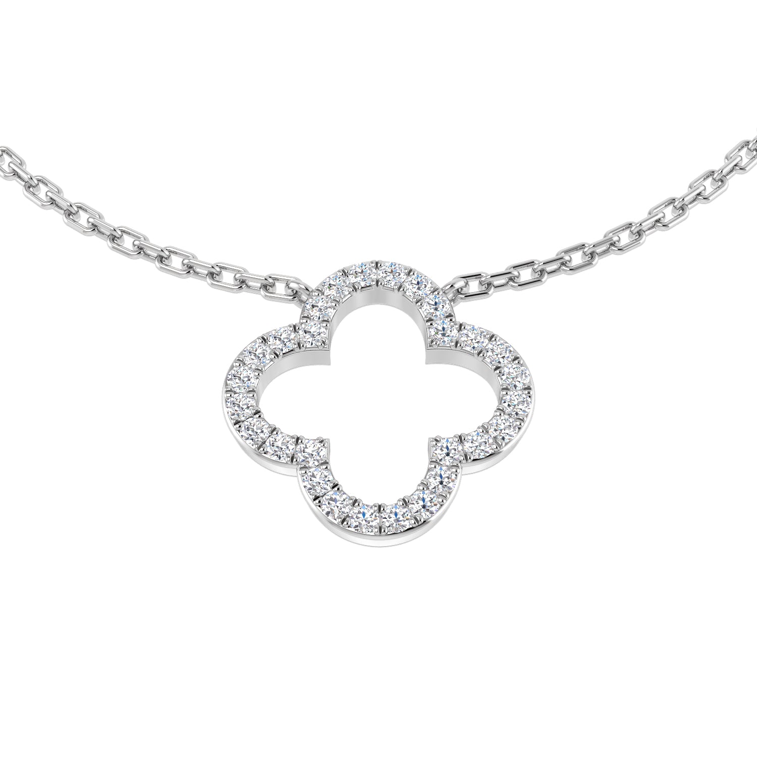 Round Diamond Necklace