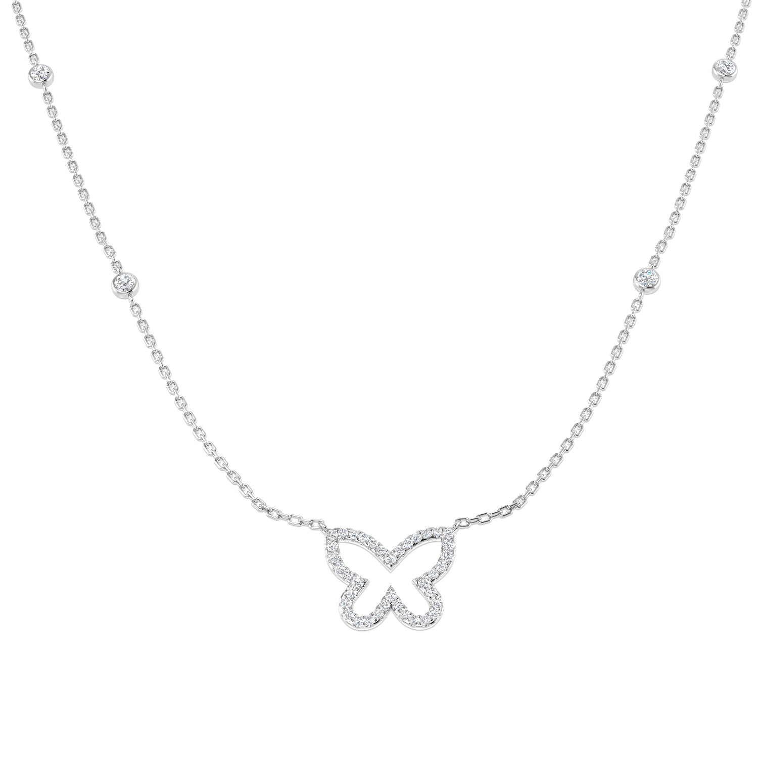 Round Diamond Necklace