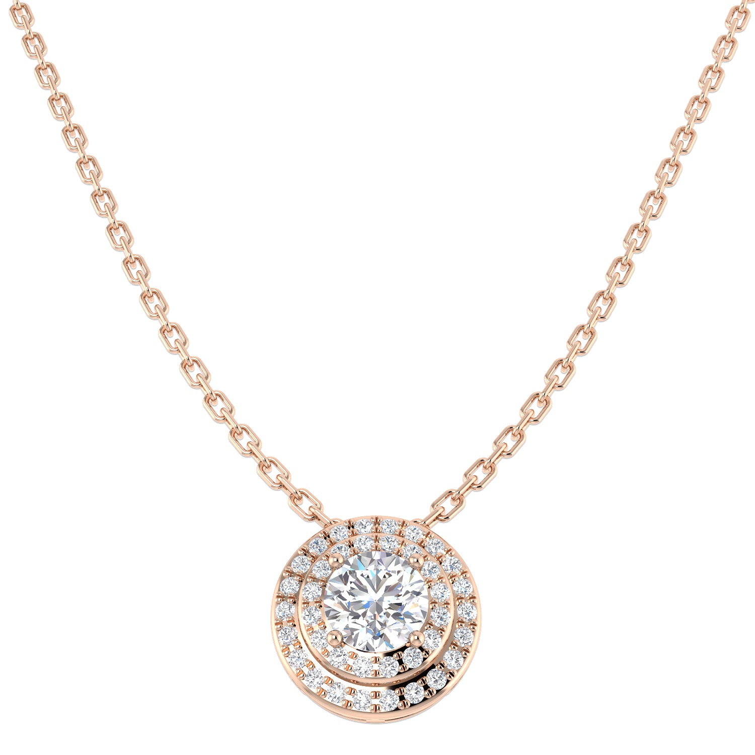 Round Diamond Necklace
