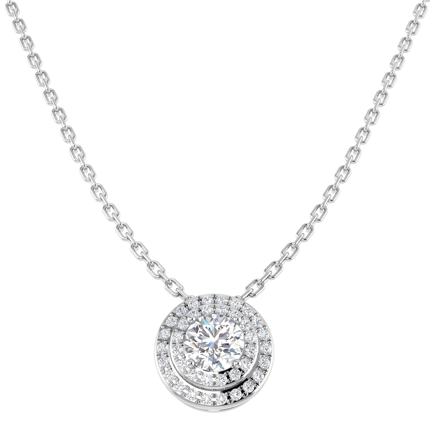 Round Diamond Necklace