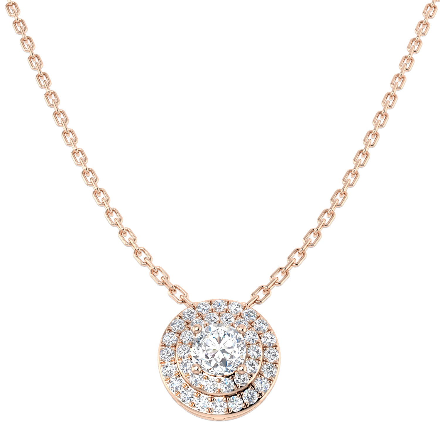 Round Diamond Necklace