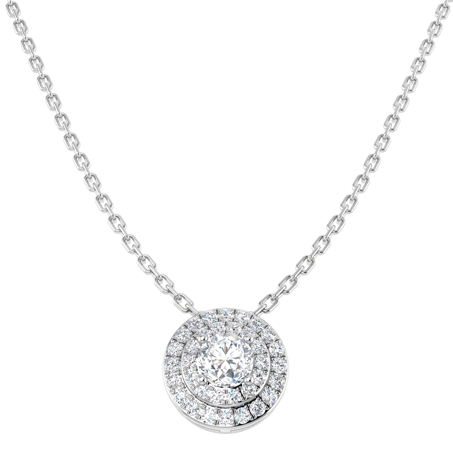 Round Diamond Necklace