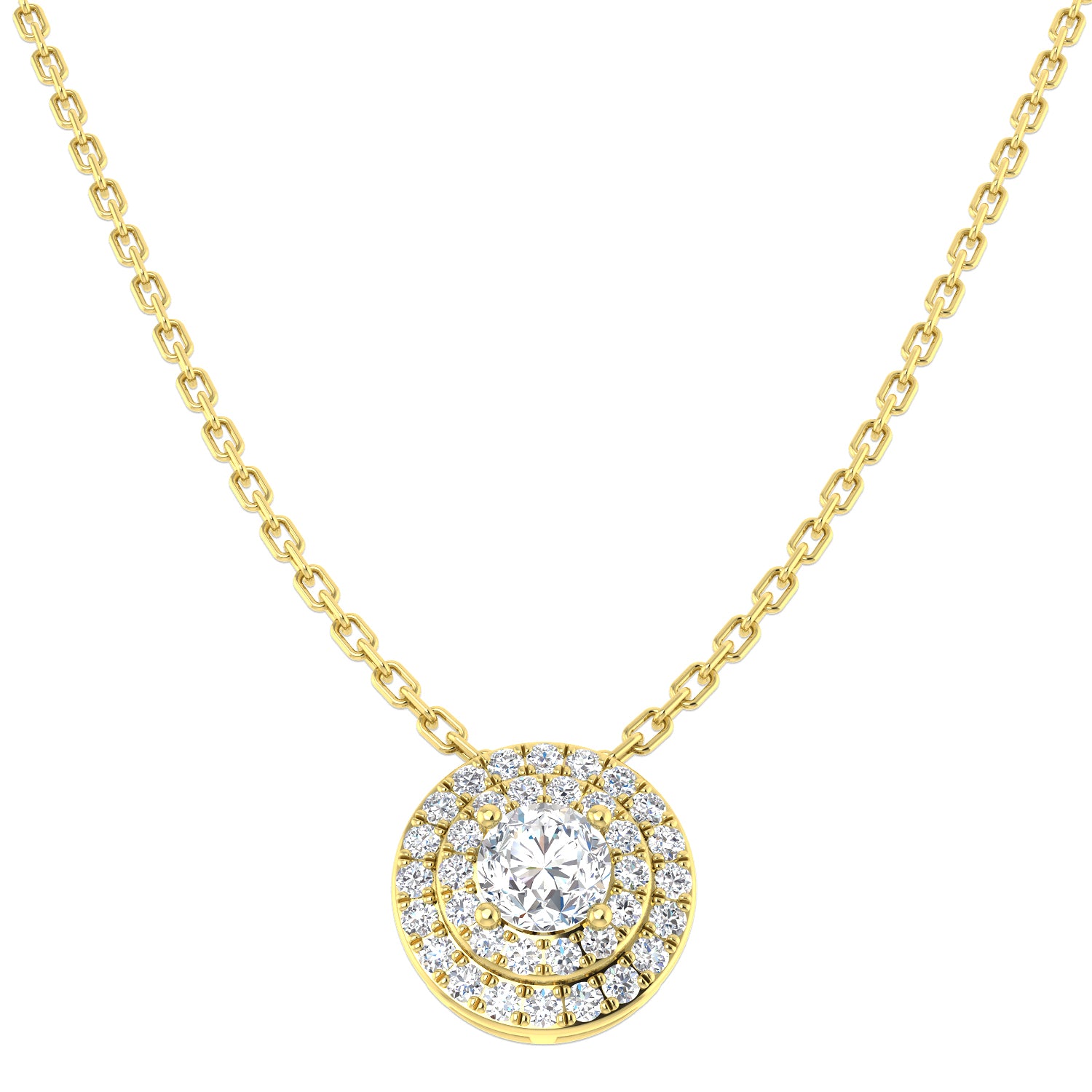 Round Diamond Necklace
