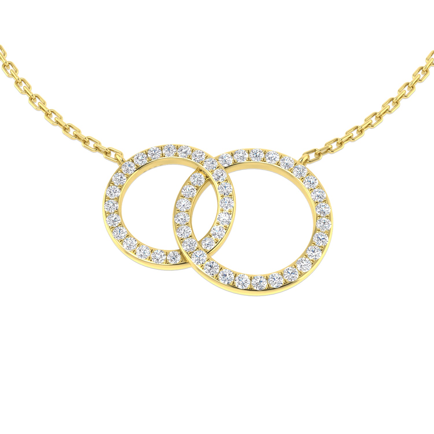 Round Diamond Necklace