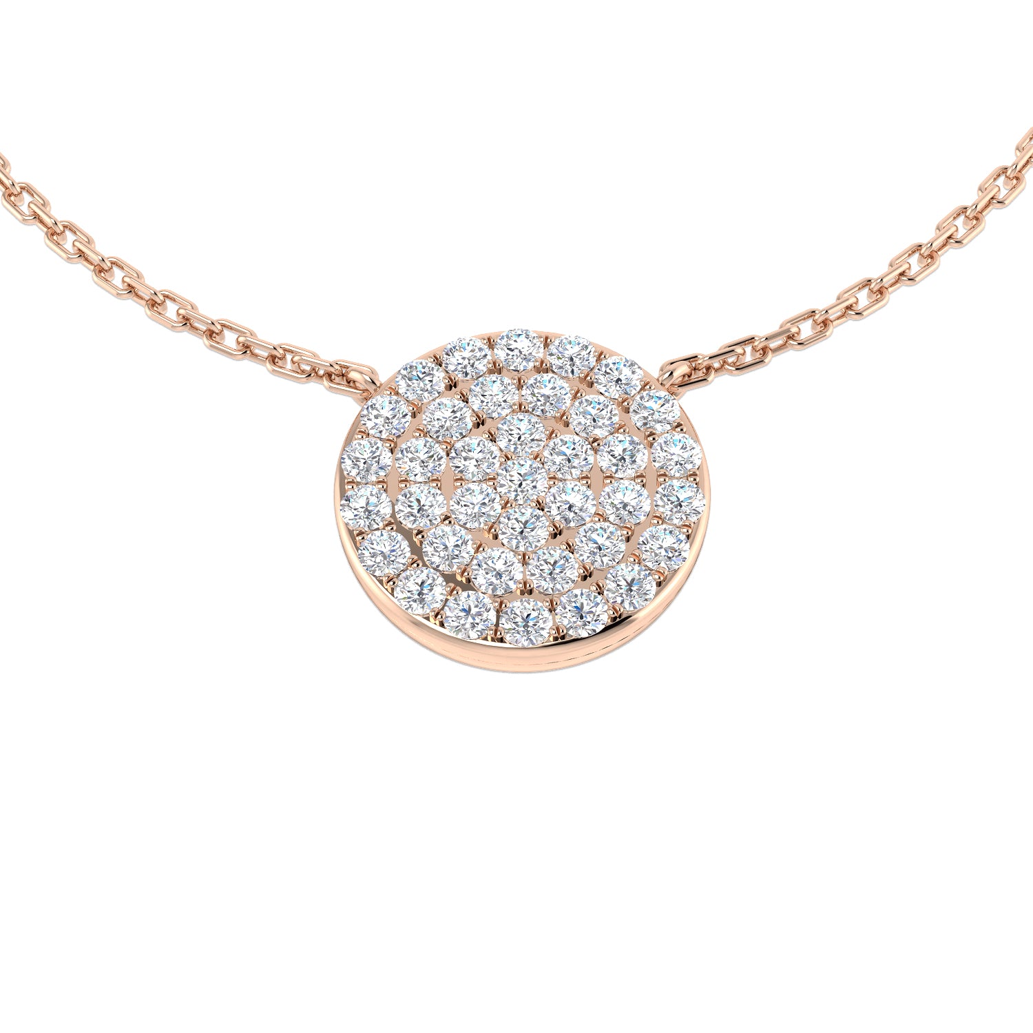 Round Diamond Necklace