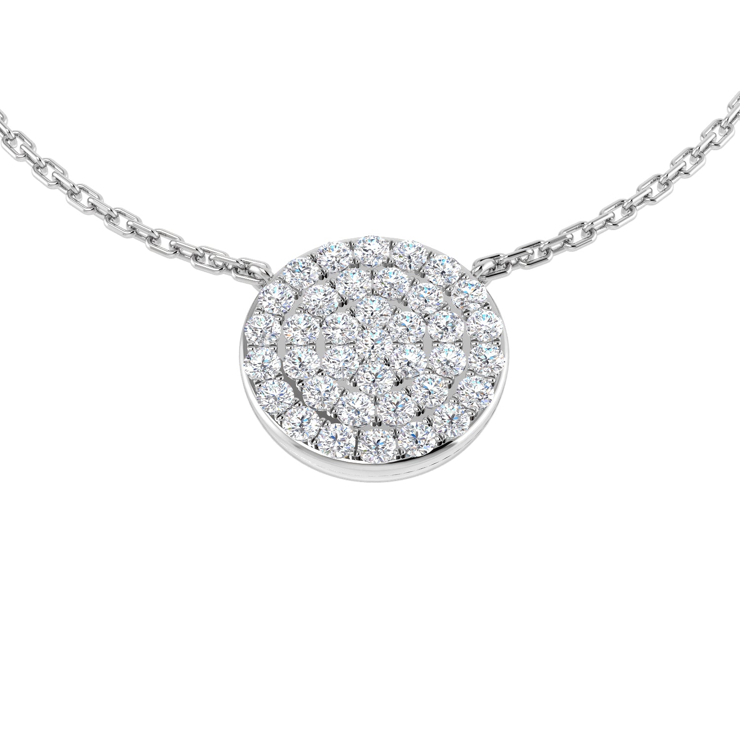 Round Diamond Necklace