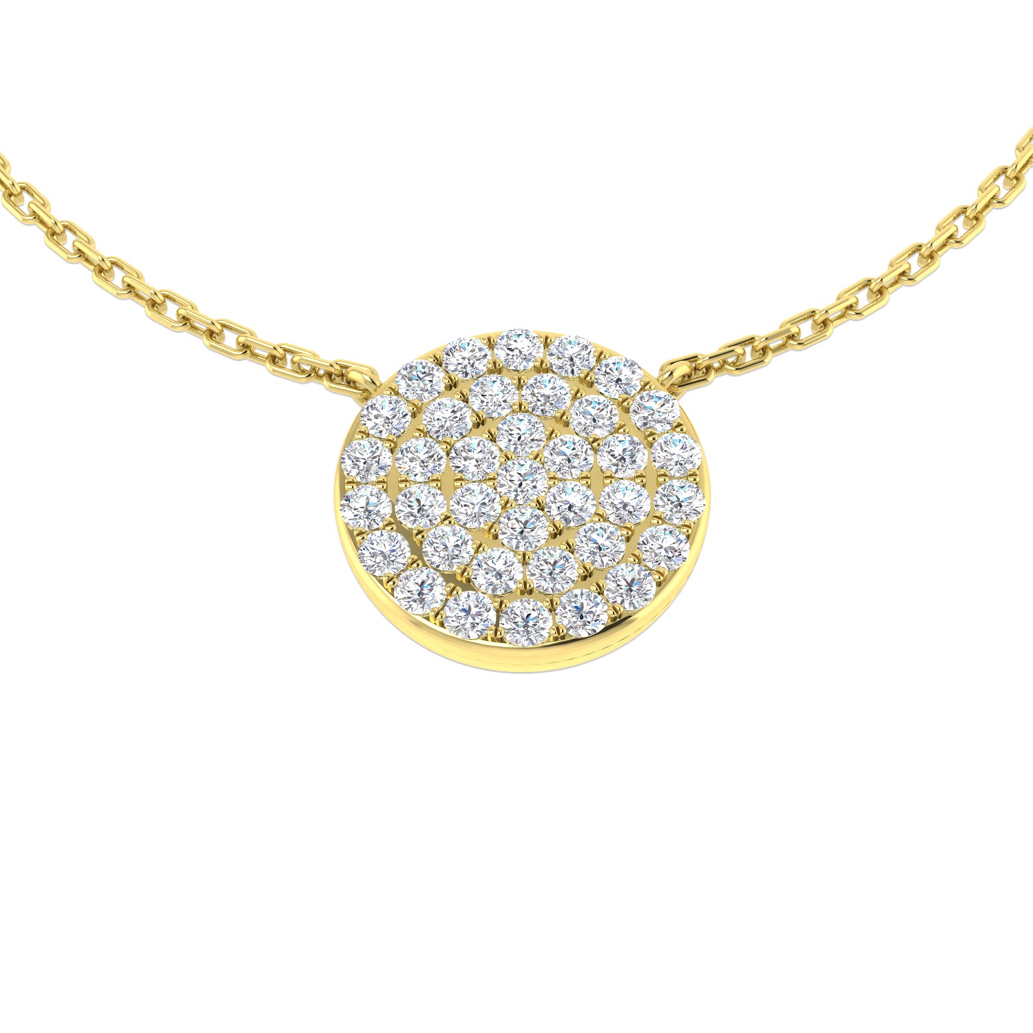 Round Diamond Necklace