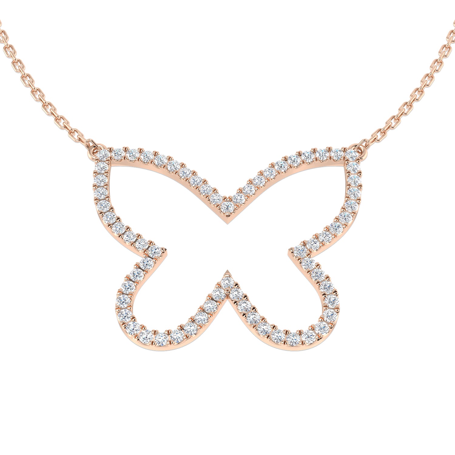 Round Diamond Necklace